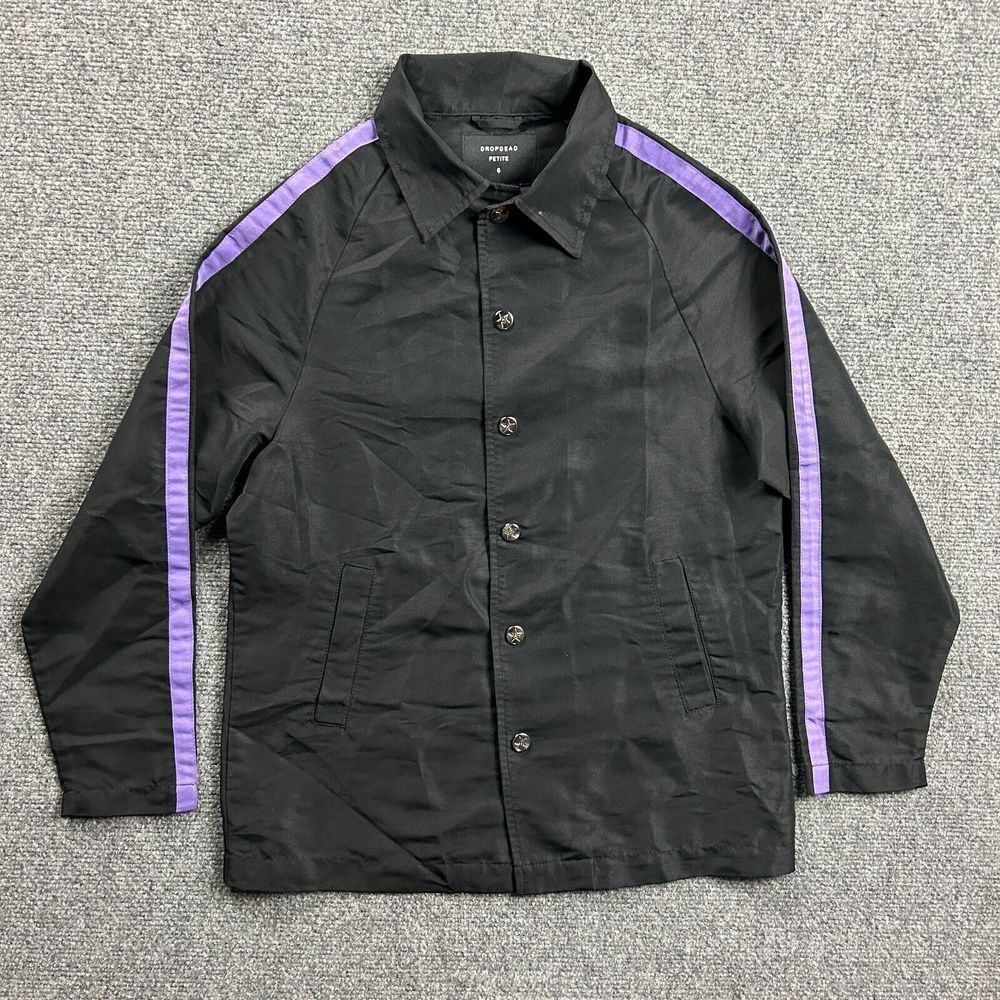 Drop Dead Jacket Womens 6 Petite Black Casual Pockets I Left The‎ House